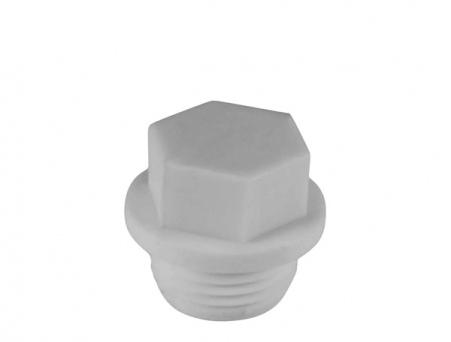 Заглушка полипропилен 40 мм (серый)